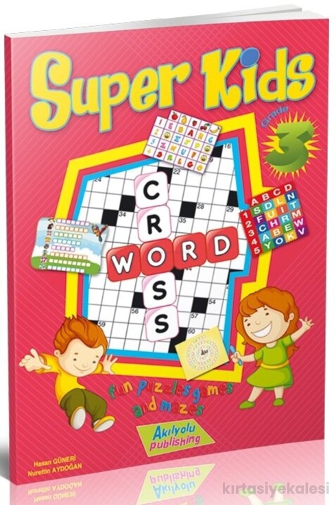 Akılyolu Publishing Grade 3 – Super Kids Eğlenceli Bulmacalar
