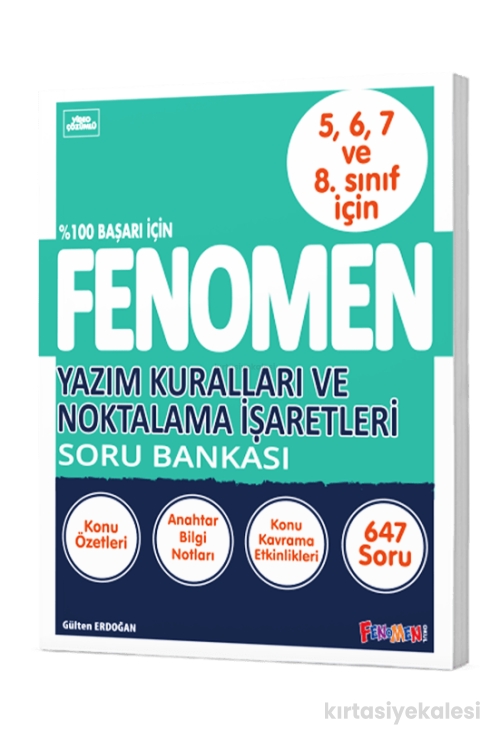 Fenomen Okul Yazım Kuralları Ve Noktalama İşaretleri Soru Bankası