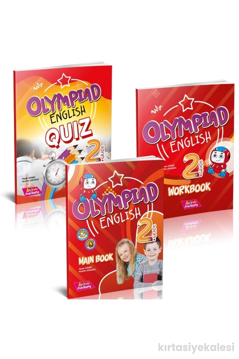Key Akılyolu Publishing Grade 2 – Olympiad English (Main Book + Workbook + Quiz)