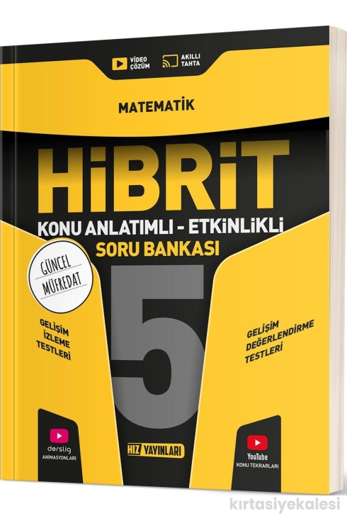 Hız Yayınları 5. Sınıf Hibrit Matematik Soru Bankası