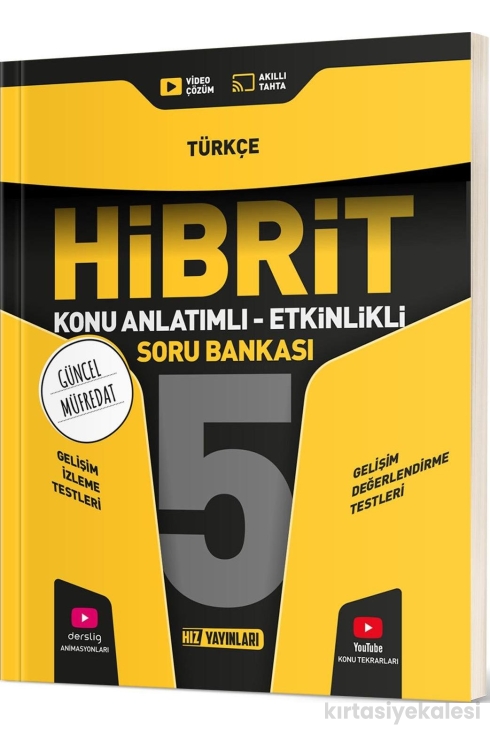 Hız Yayınları 5. Sınıf Hibrit Türkçe Soru Bankası