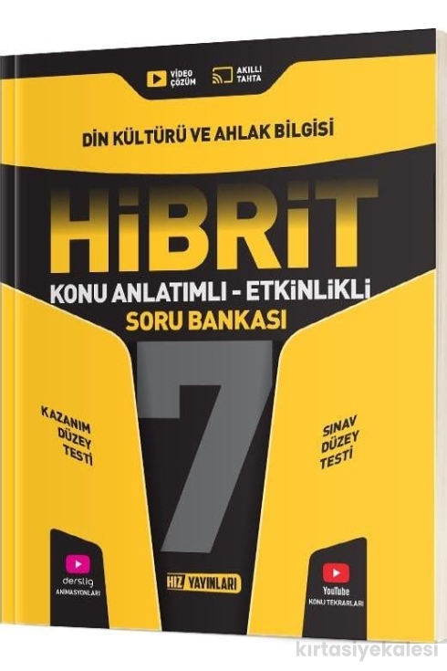 Hız Yayınları 7. Sınıf Hibrit Din Kültürü Soru Bankası