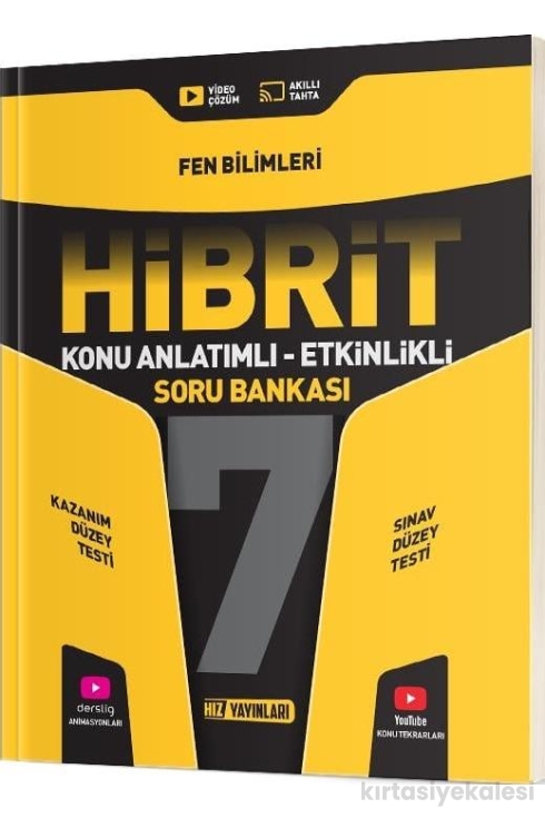 Hız Yayınları 7. Sınıf Hibrit Fen Bilimleri Soru Bankası