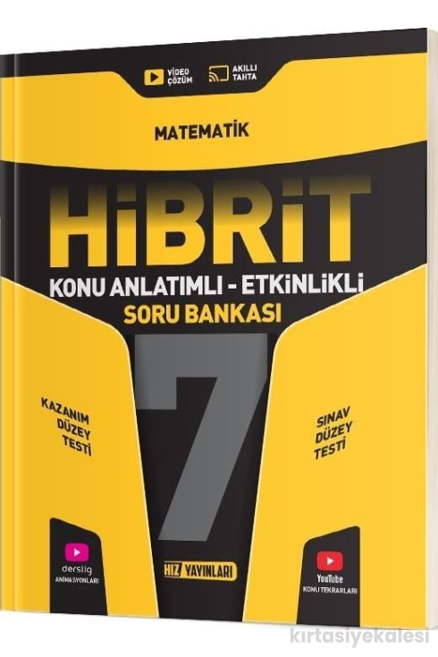 Hız Yayınları 7. Sınıf Hibrit Matematik Soru Bankası