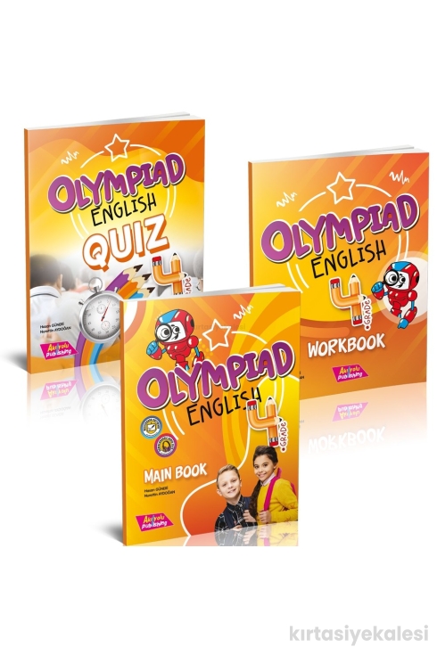 Key Akılyolu Publishing Grade 4 – Olympiad English (Main Book + Workbook + Quiz)