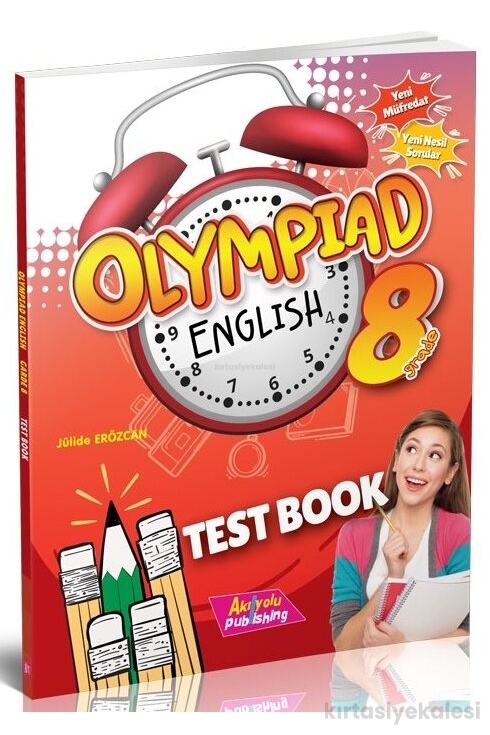 Key Akılyolu Publishing Grade 8 – Olympiad English Test Book