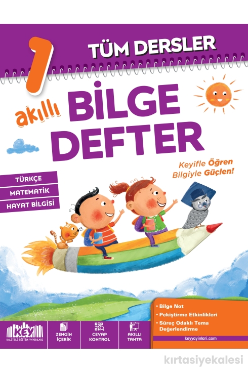 Key Kaliteli Eğitim Yayınları 1. Sınıf Akıllı Bilge Defter