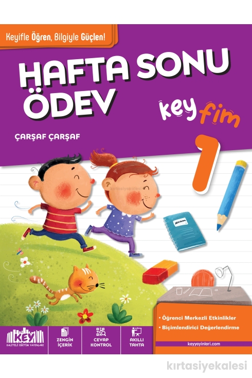 Key Kaliteli Eğitim Yayınları 1. Sınıf Hafta Sonu Ödev Keyfim