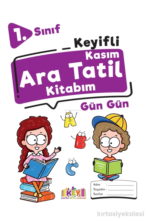 Key Kaliteli Eğitim Yayınları 1. Sınıf Keyifli Kasım Ara Tatil Kitabım