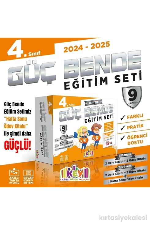 Key Kaliteli Eğitim Yayınları 4. Sınıf Güç Bende Eğitim Seti