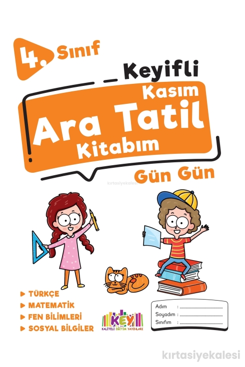 Key Kaliteli Eğitim Yayınları 4. Sınıf Keyifli Kasım Ara Tatil Kitabım