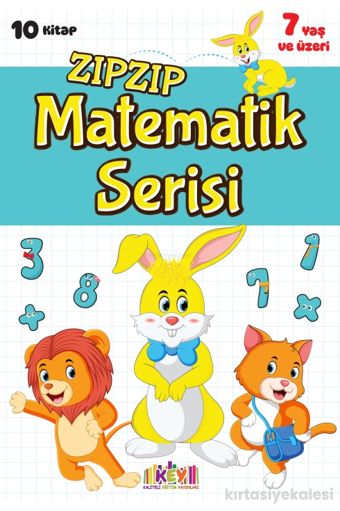 Key Kaliteli Eğitim Yayınları Zıpzıp Matematik Hikâye Serisi (10 Kitap + HDS)