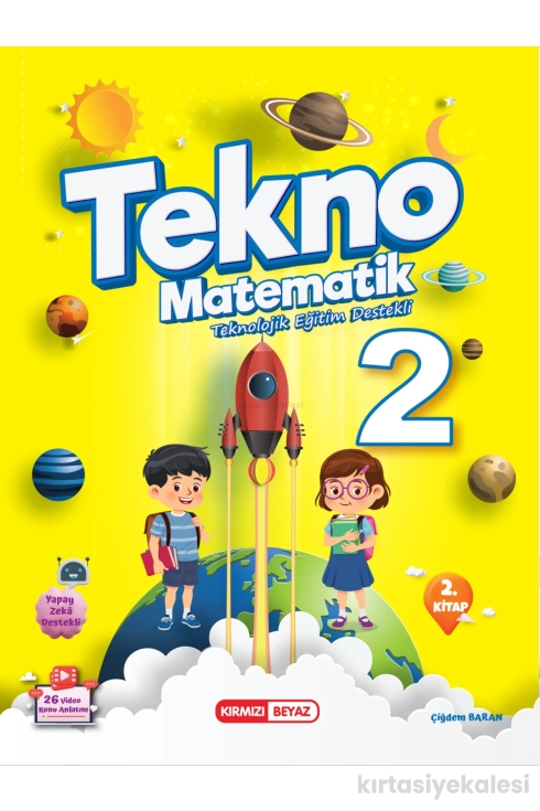 Kırmızı Beyaz Yayıncılık 2. Sınıf Tekno Tüm Dersler Eğitim Seti 6 Kitap (Teknolojik Eğitim Destekli)