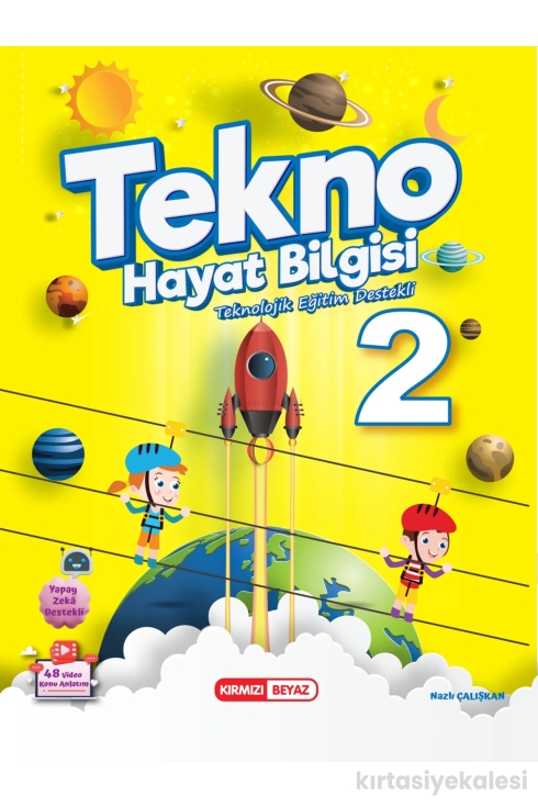 Kırmızı Beyaz Yayıncılık 2. Sınıf Tekno Tüm Dersler Eğitim Seti 6 Kitap (Teknolojik Eğitim Destekli)