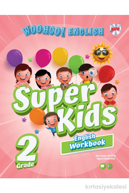 Kırmızı Beyaz Yayıncılık 2. Sınıf Woohoo! English Super Kids (Practice Book+ Workbook + Unit Test Book)