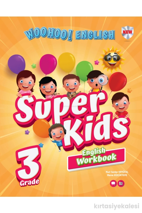 Kırmızı Beyaz Yayıncılık 3. Sınıf Woohoo! English Super Kids (Practice Book+ Workbook + Unit Test Book)