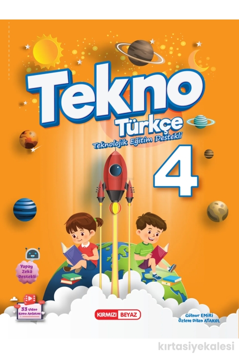 Kırmızı Beyaz Yayıncılık 4. Sınıf Tekno Tüm Dersler Eğitim Seti 7 Kitap (Teknolojik Eğitim Destekli)