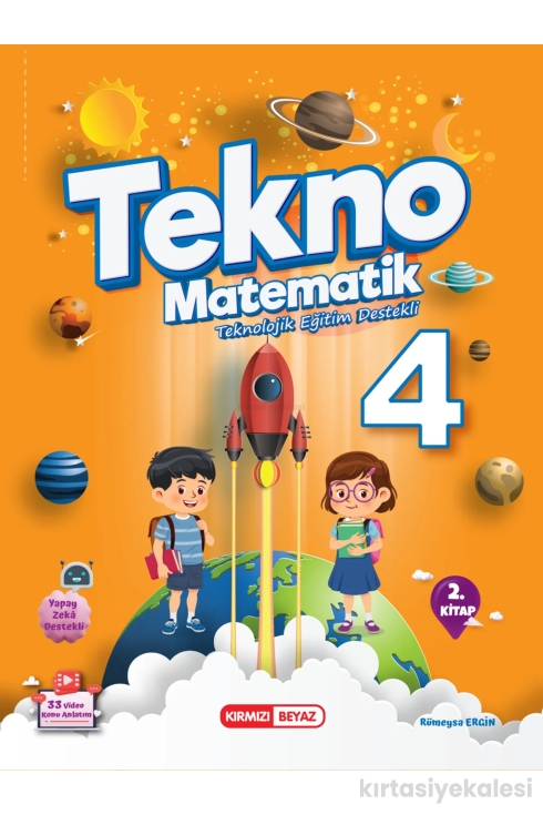 Kırmızı Beyaz Yayıncılık 4. Sınıf Tekno Tüm Dersler Eğitim Seti 7 Kitap (Teknolojik Eğitim Destekli)