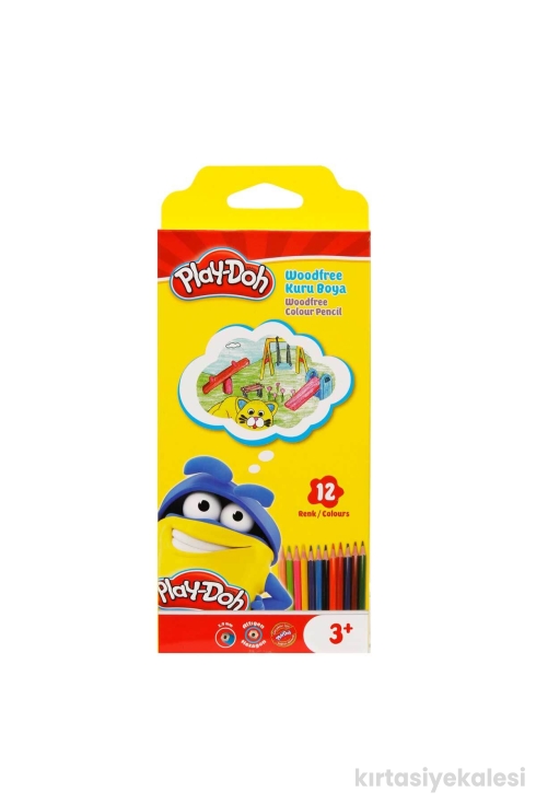 Play-Doh Woodfree Kuru Boya 12'li