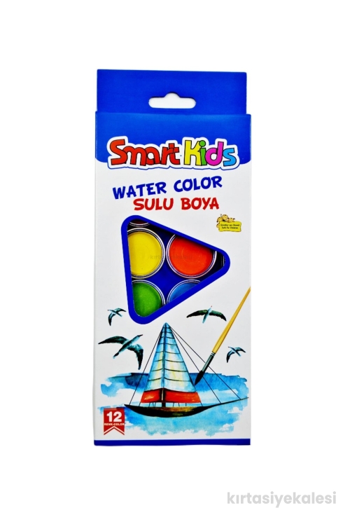 Smart Kids Sulu Boya 12 Renk 3566