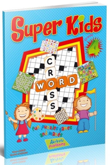 Akılyolu Publishing Grade 4 – Super Kids Eğlenceli Bulmacalar