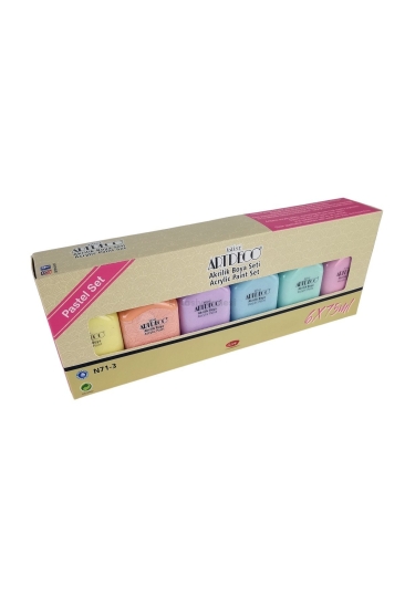 Artdeco Akrilik Boya 6x75ml Pastel Renkler