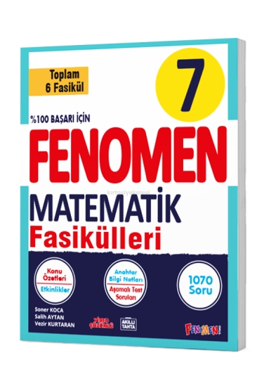 Fenomen Okul 7. Sınıf Fenomen Matematik Fasikül Seti (1-2-3-4-5-6. Sayılar)