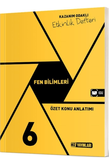 Hız Yayınları 6. Sınıf Fen Bilimleri Etkinlik Defteri