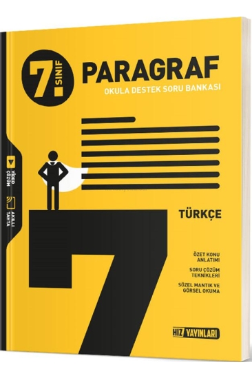 Hız Yayınları 7. Sınıf Türkçe Paragraf Soru Bankası