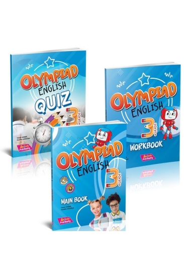 Key Akılyolu Publishing Grade 3 – Olympiad English (Main Book + Workbook + Quiz)