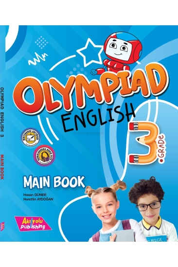 Key Akılyolu Publishing Grade 3 – Olympiad English (Main Book + Workbook + Quiz)