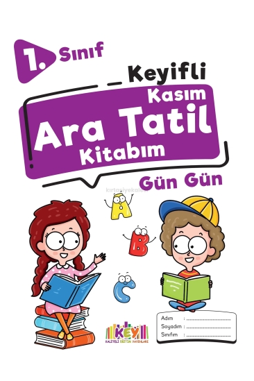 Key Kaliteli Eğitim Yayınları 1. Sınıf Keyifli Kasım Ara Tatil Kitabım