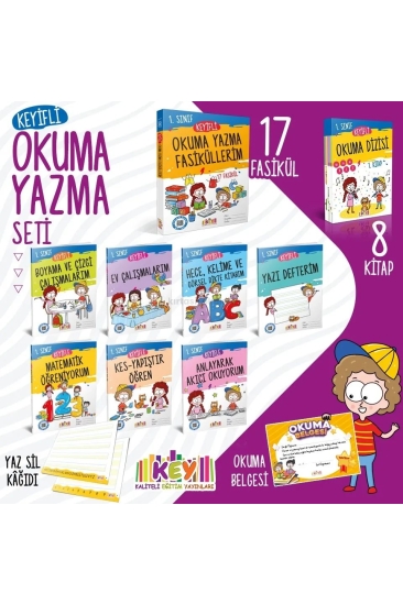 Key Kaliteli Eğitim Yayınları 1. Sınıf Keyifli Okuma Yazma Seti