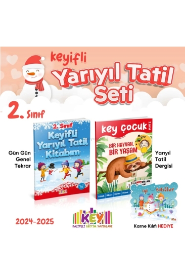 Key Kaliteli Eğitim Yayınları 2. Sınıf Keyifli Yarıyıl Tatil Seti