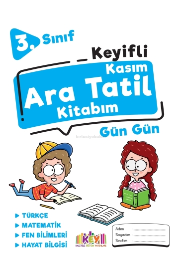 Key Kaliteli Eğitim Yayınları 3. Sınıf Keyifli Kasım Ara Tatil Kitabım