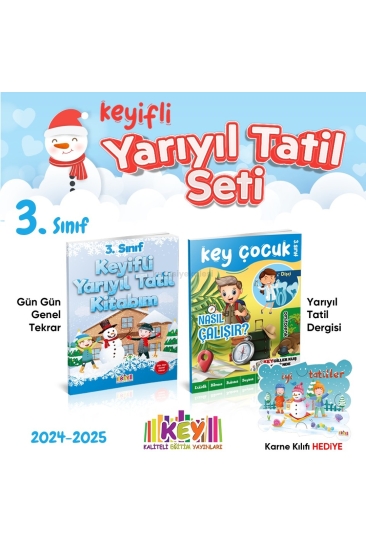 Key Kaliteli Eğitim Yayınları 3. Sınıf Keyifli Yarıyıl Tatil Seti