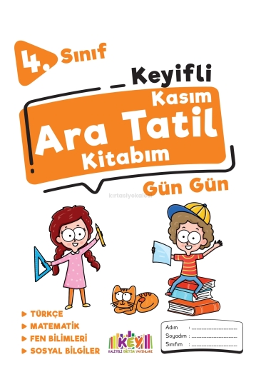 Key Kaliteli Eğitim Yayınları 4. Sınıf Keyifli Kasım Ara Tatil Kitabım