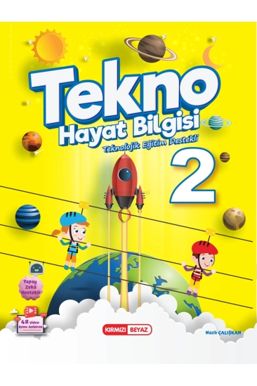 Kırmızı Beyaz Yayıncılık 2. Sınıf Tekno Tüm Dersler Eğitim Seti 6 Kitap (Teknolojik Eğitim Destekli)