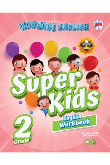 Kırmızı Beyaz Yayıncılık 2. Sınıf Woohoo! English Super Kids (Practice Book+ Workbook + Unit Test Book)