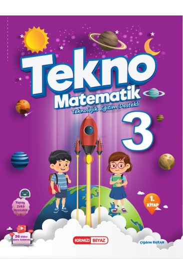 Kırmızı Beyaz Yayıncılık 3. Sınıf Tekno Tüm Dersler Eğitim Seti 7 Kitap (Teknolojik Eğitim Destekli)