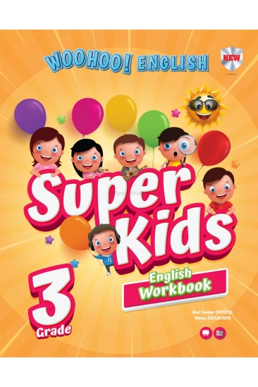 Kırmızı Beyaz Yayıncılık 3. Sınıf Woohoo! English Super Kids (Practice Book+ Workbook + Unit Test Book)