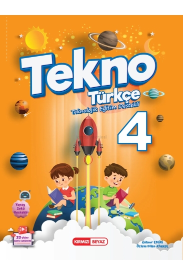 Kırmızı Beyaz Yayıncılık 4. Sınıf Tekno Tüm Dersler Eğitim Seti 7 Kitap (Teknolojik Eğitim Destekli)