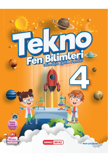 Kırmızı Beyaz Yayıncılık 4. Sınıf Tekno Tüm Dersler Eğitim Seti 7 Kitap (Teknolojik Eğitim Destekli)