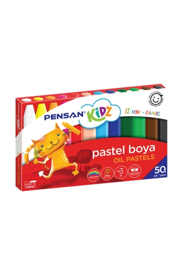 Pensan Kidz Yağlı Pastel Boya 12 Renk