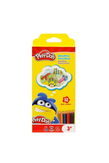 Play-Doh Woodfree Kuru Boya 12'li