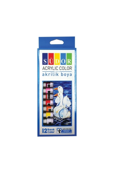 Südor Akrilik Boya 12x9 ml Tüp