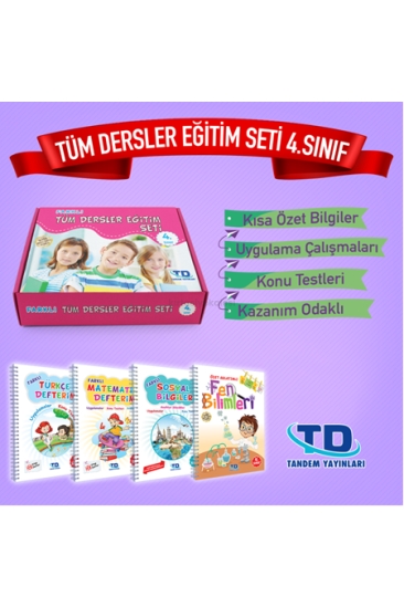 Tandem Yayınları 4. Sınıf Farklı Okuma Yazma Seti